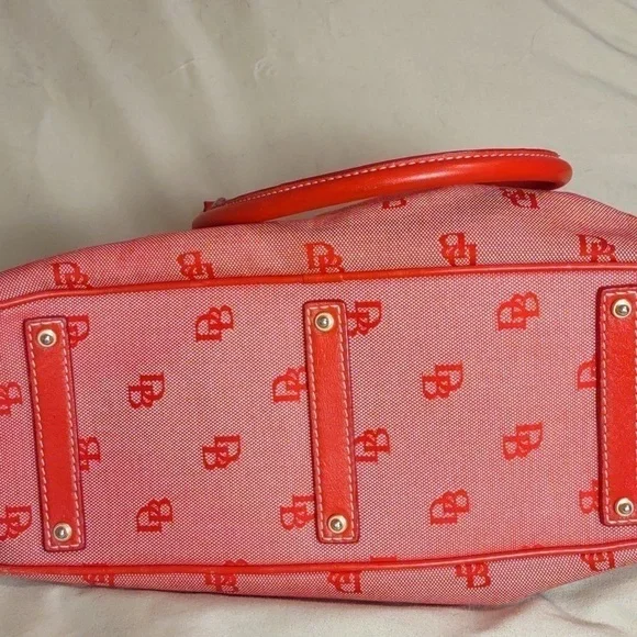 Dooney & Bourke Red Domed Zip Zip Satchel - Picture 12 of 12